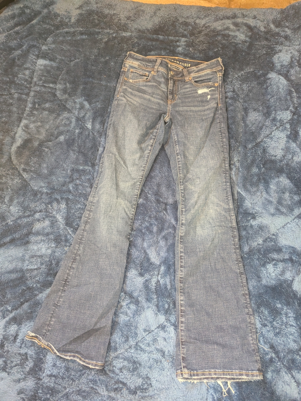 American Eagle Outfitters Medium Blue Flare Jeans